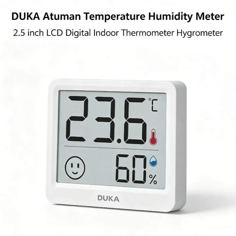 Weather Station Indoor - DUKA Atuman 2.5 인치 LCD 전자