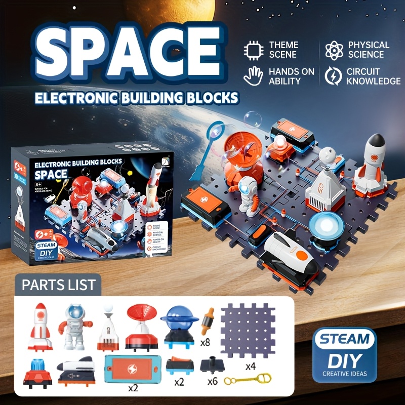 Science Toys - SCIENCE HORSE 전자 조립 블록 어린이
