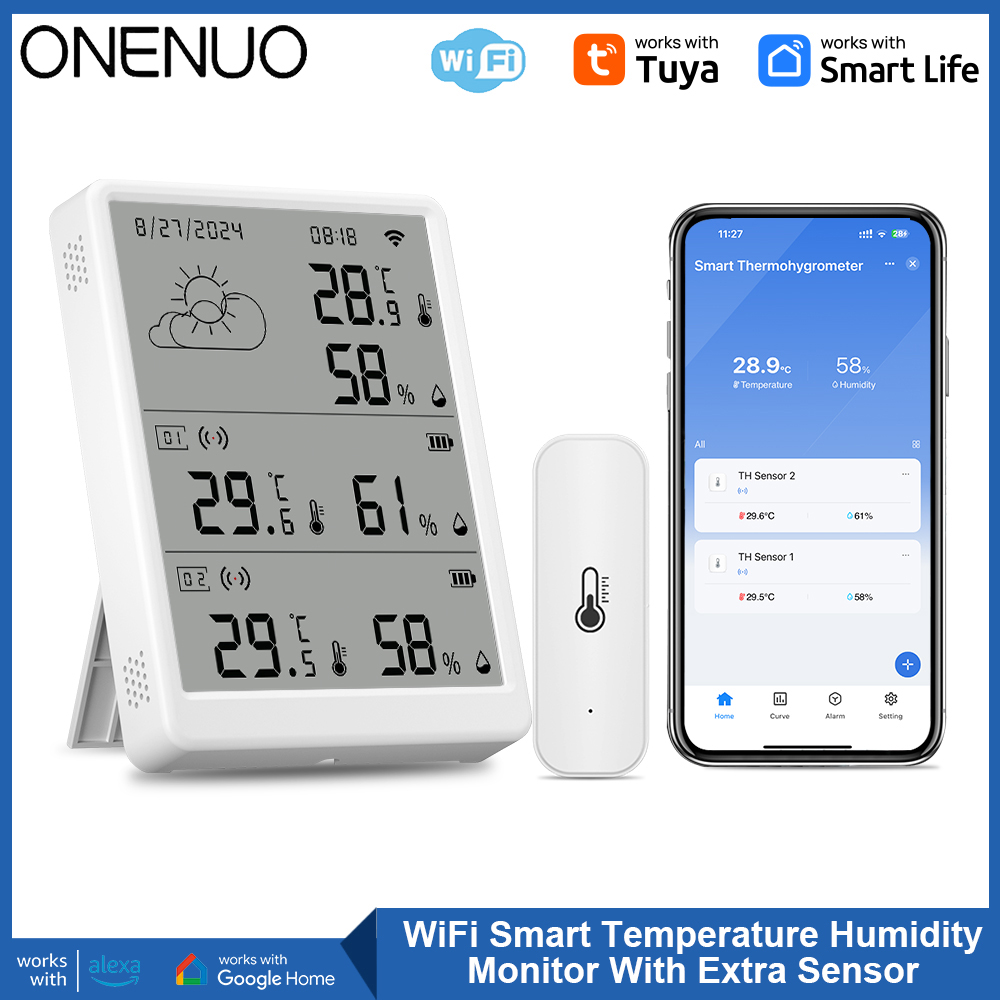 Weather Station Indoor - Tuya WiFi 기상 관측소 온도 센서