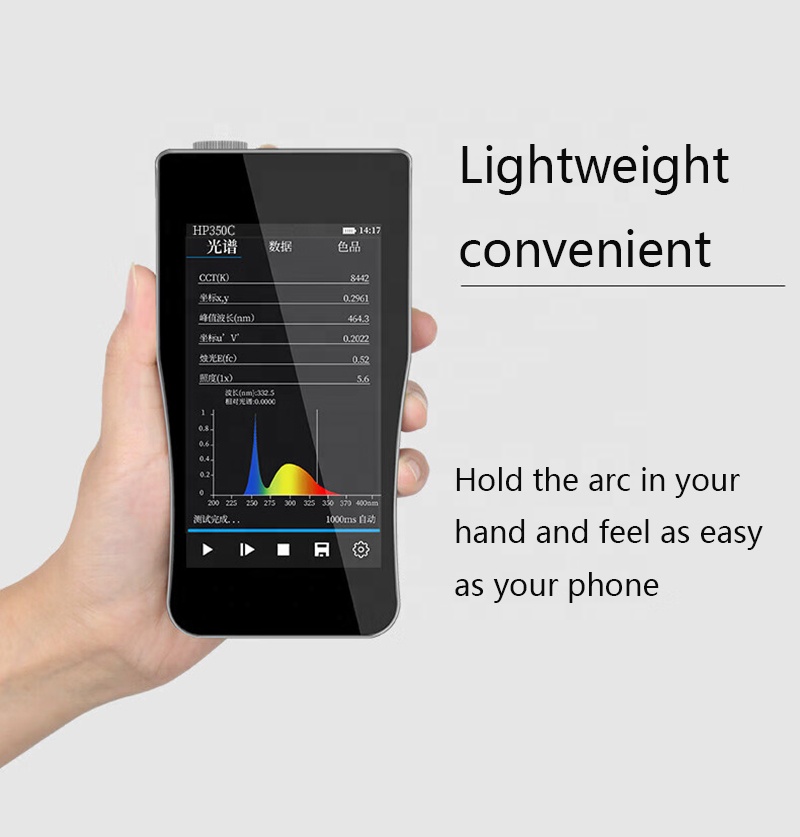 Spectroscope Handheld - HP350B 휴대용 블루 라이트 분광기 검사