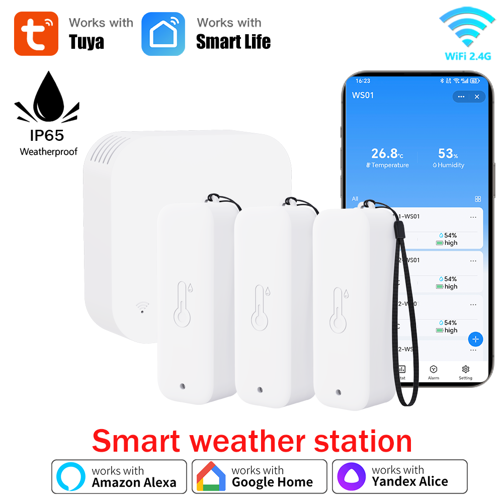 Weather Station Indoor - 투야 WIFI 스마트 기상 관측소 무선