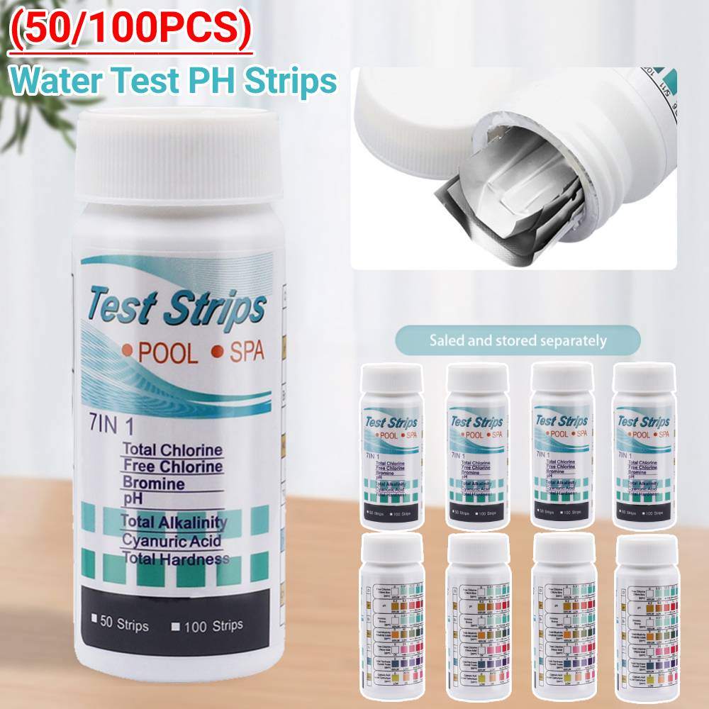 50/100PCS 물 테스트 PH 스트립 7-in-1  - Ph Strip Test 리뷰 및 가격