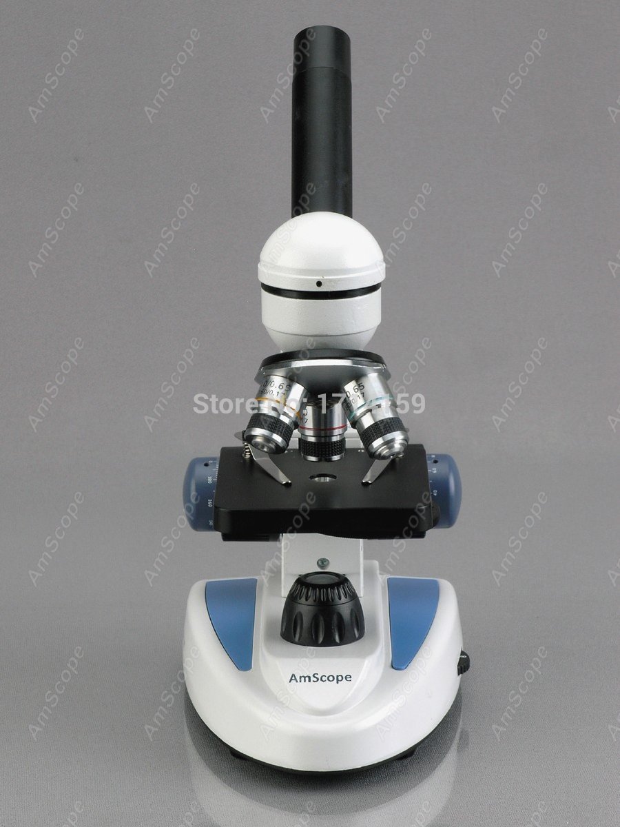 AmScope M158 시리즈 360도 회전 단안 헤드 - Amscope Microscope Compound 40X-1000X 리뷰 및 가격