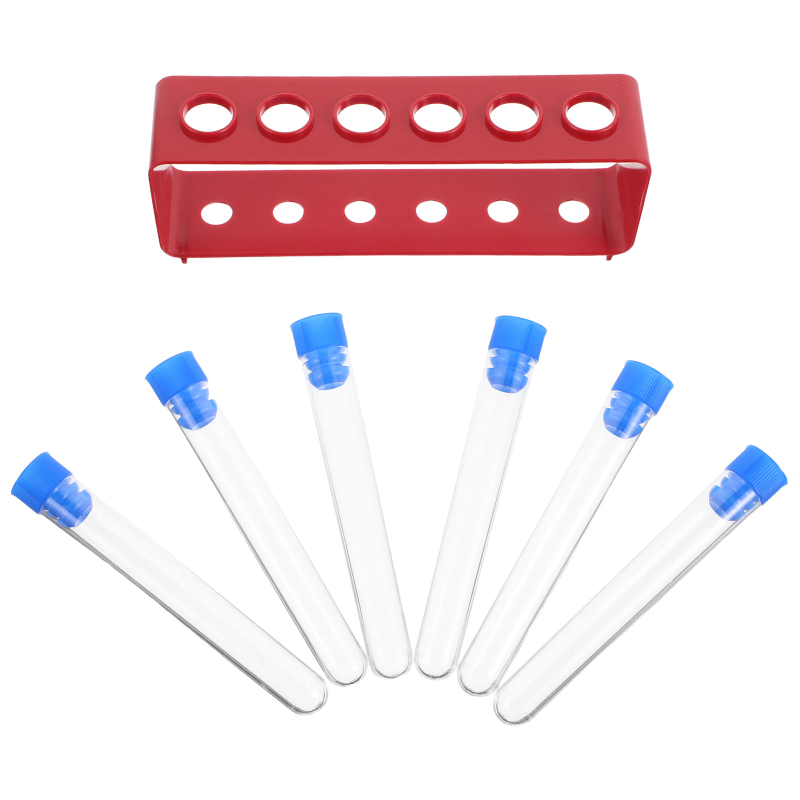 1세트 과학 시험관 투명 플라스틱 실험관 표준 크기 캡 - Science Kit 리뷰 및 가격