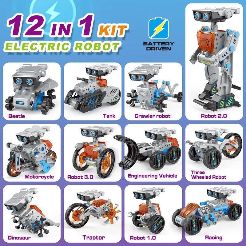 12 in 1 과학 실험 태양열 로봇 장난감 DIY 빌 - Science Toys 리뷰 및 가격