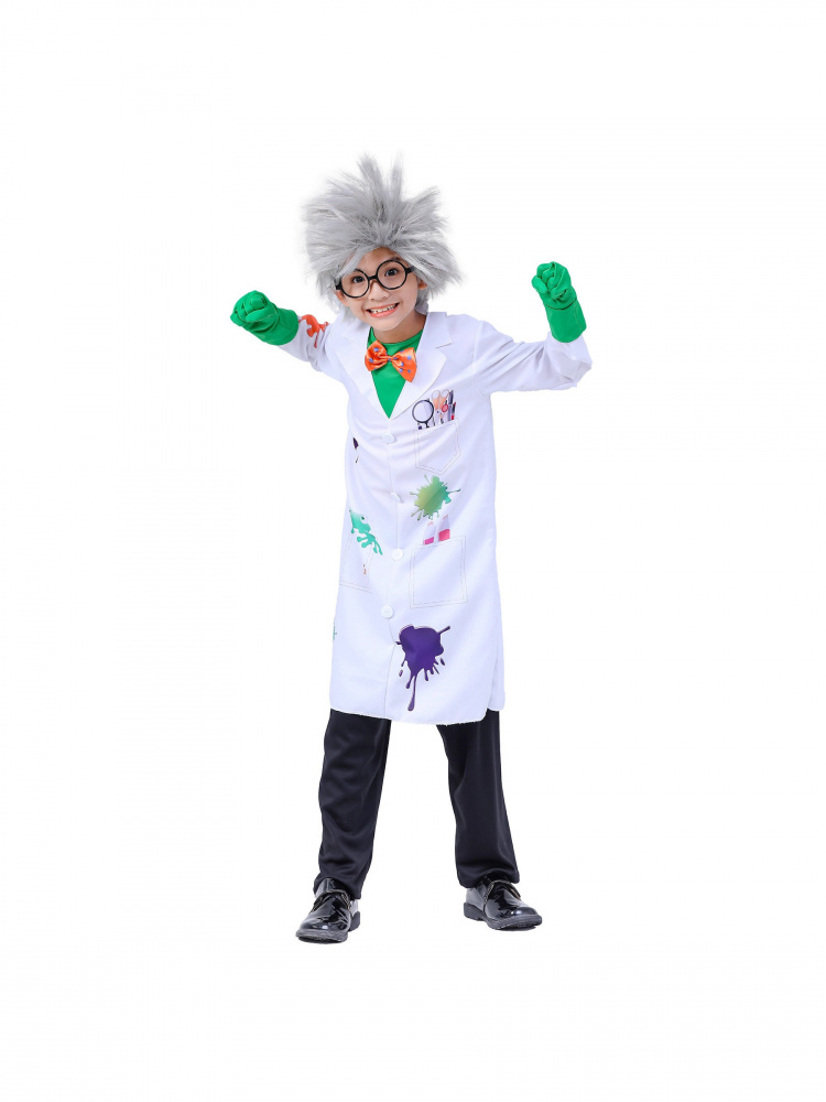 할로윈 미친 과학자 의상 어린이 공연 과학 실험 복장  - Science Nursery 리뷰 및 가격