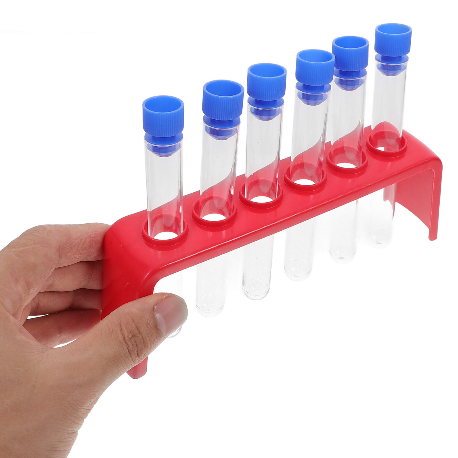 6Pcs 과학 실험 세트 플라스틱 테스트 튜브 홀더 랙 - Science Kit 리뷰 및 가격