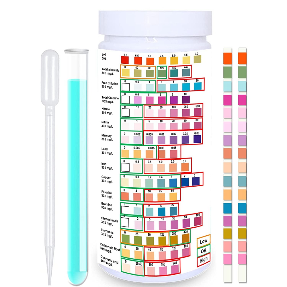 가정용 식수용 물 테스트 스트립, EPA 레벨, 납,  - Ph Strip Test 리뷰 및 가격
