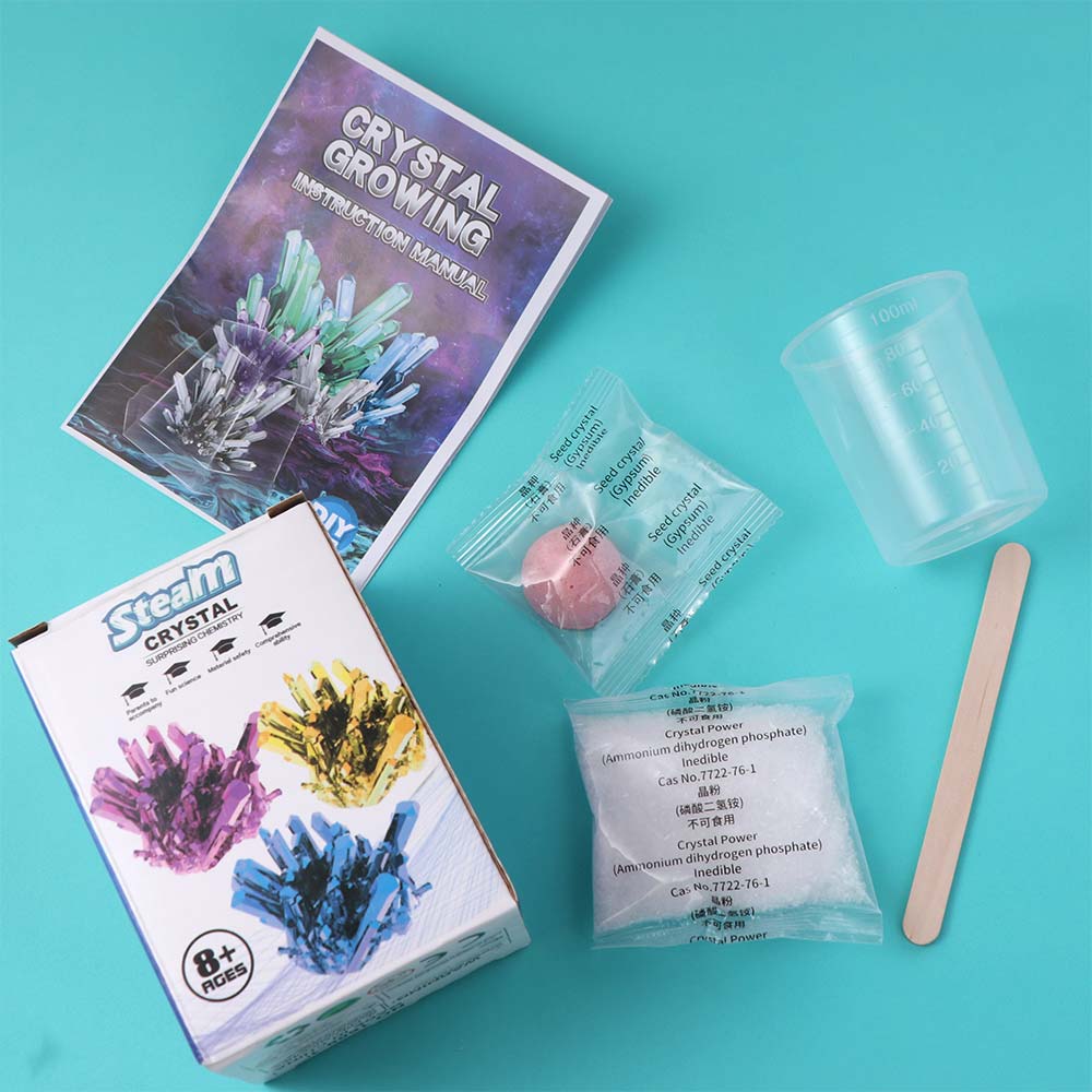 크리스탈 성장 과학 키트, 색깔 있는 크리스탈, 교반  - Crystal Growing Kit 리뷰 및 가격