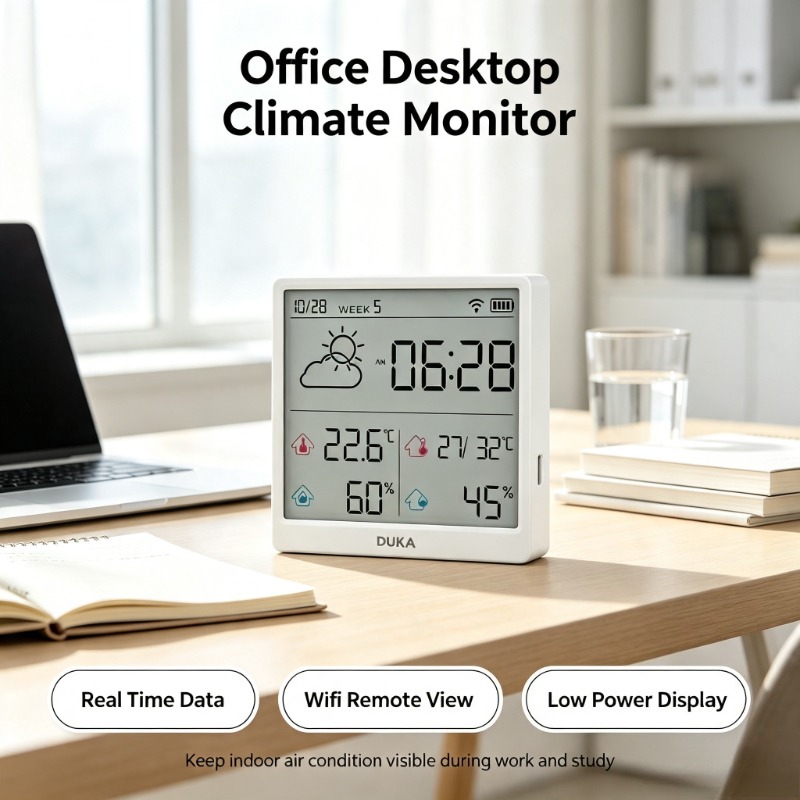 DUKA TH3 Wifi 스마트 온도 습도 센서 디지털 - Weather Station Indoor 리뷰 및 가격