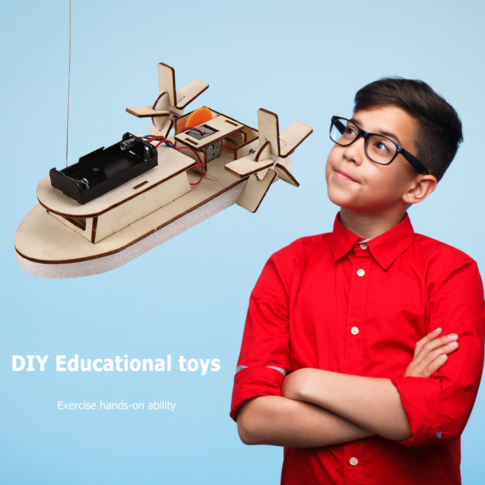 DIY 보트 모델 과학 장난감 어린이 줄기 전기 교육  - Science Max 리뷰 및 가격