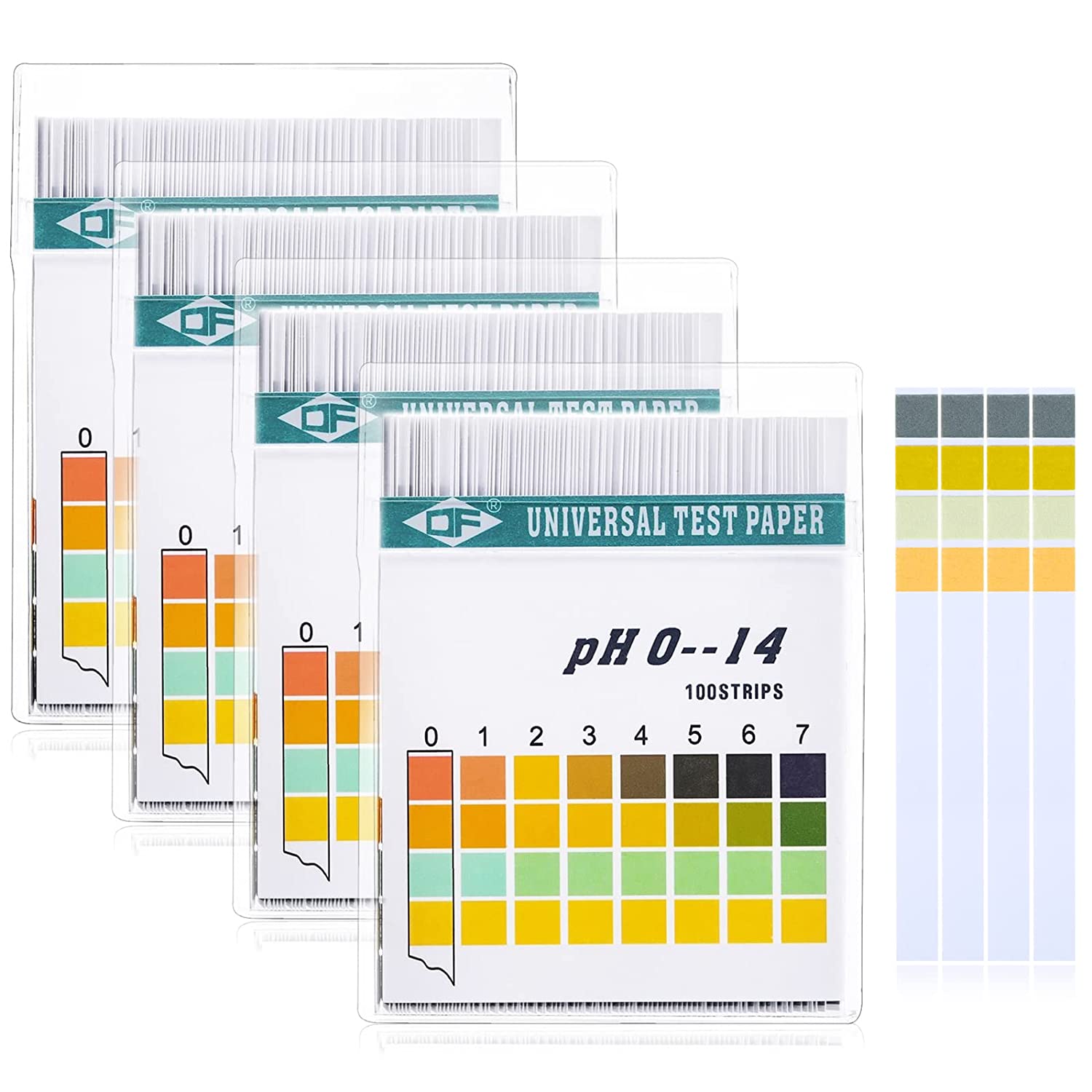 100 스트립 0-14 PH 알칼리성 산성 표시기 종이 - Ph Strip Test 리뷰 및 가격