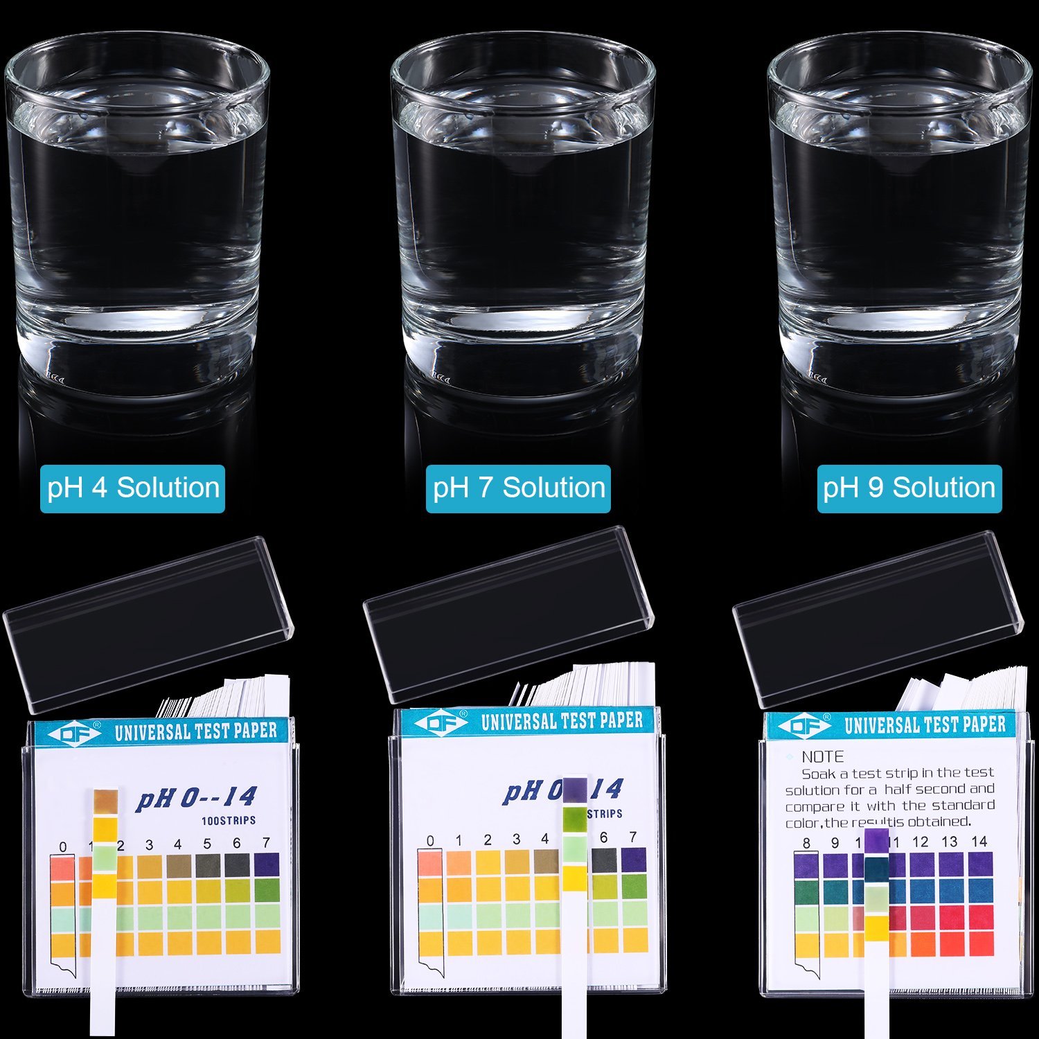100 스트립 0-14 PH 알칼리성 산성 표시기 종이 - Ph Strip Test 리뷰 및 가격
