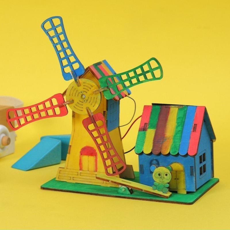 태양열 풍차집, 어린이용 DIY 수제 조립 모형, 교육 - Science Max 리뷰 및 가격