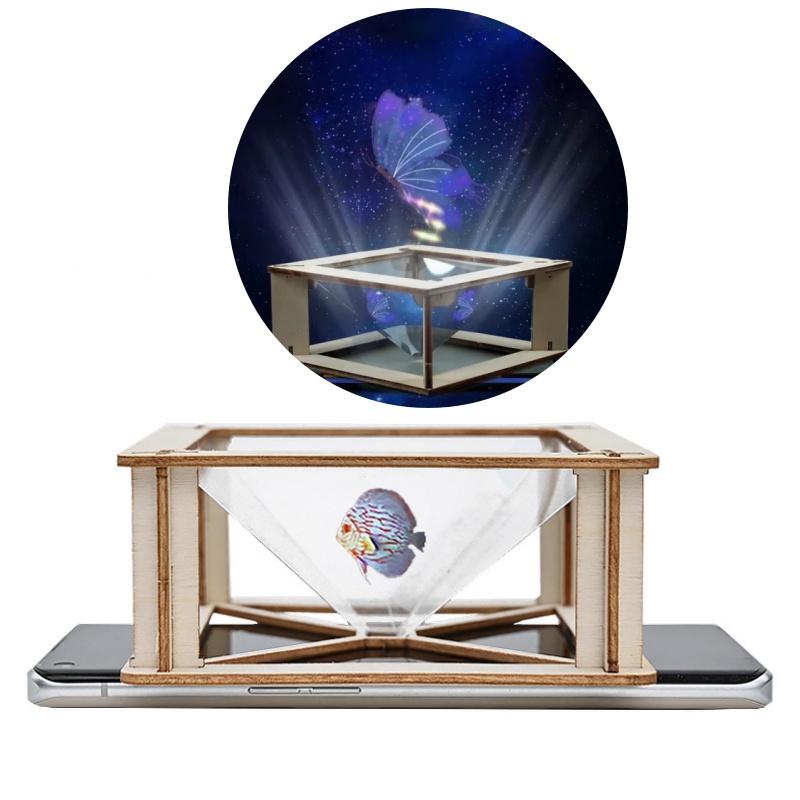 어린이를 위한 DIY 3D 홀로그램 프로젝터 키트 과학 - Science Kit 리뷰 및 가격