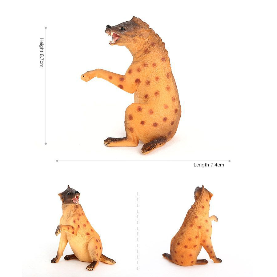 현실적인 플라스틱 야생 동물 하이에나, 수염 늑대, 아 - Science Toys 리뷰 및 가격