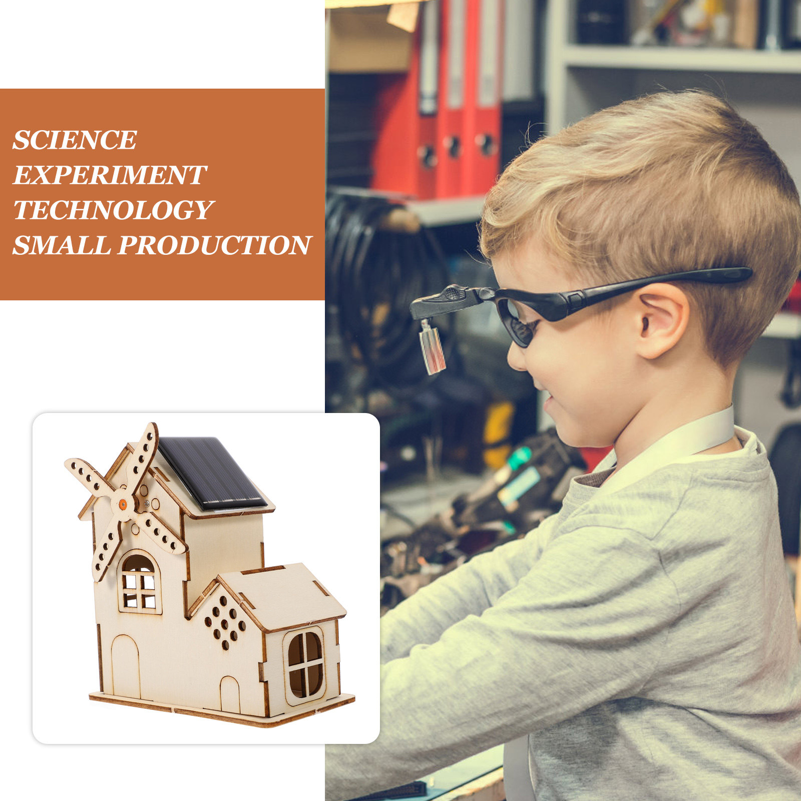 1세트 태양광 풍차 조립 과학 키트 어린이 교육용 실험 - Science Project 리뷰 및 가격
