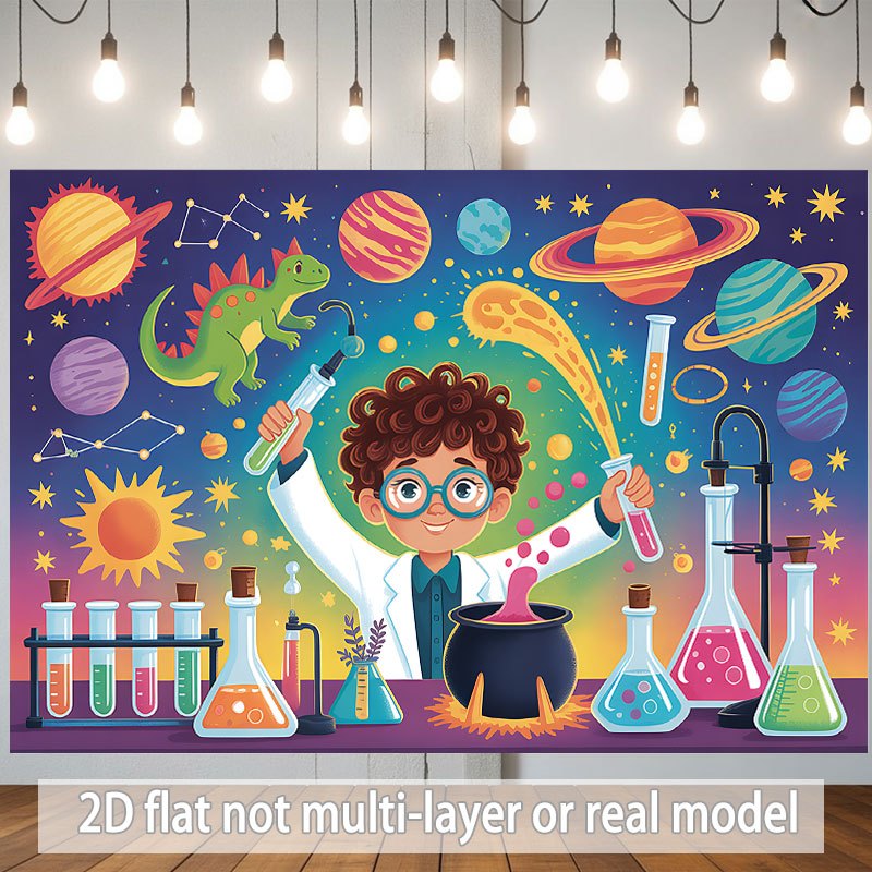 별이 빛나는 과학 벽 장식 태피스트리 우주 행성 우주  - Science Nursery 리뷰 및 가격