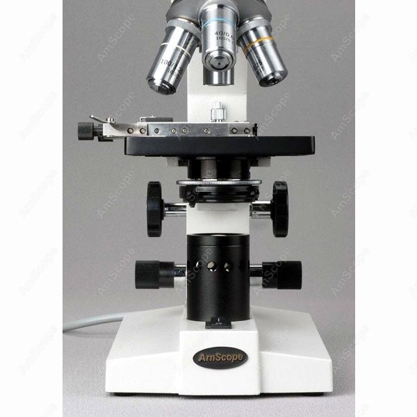 AmScope B100 시리즈 생물학적 쌍안 복합 현미 - Amscope Microscope Compound 40X-1000X 리뷰 및 가격